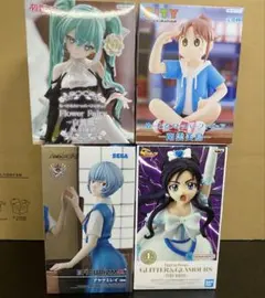 新品未開封 美少女フィギュア 4個セット 初音ミク 綾波レイ キュアホワイト