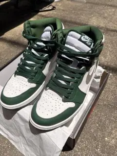 Nike Air Jordan 1 グリーン/ホワイト ハイカット