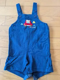 ミキハウス 車刺繍ロンパース フリー(70-80)