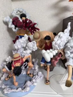 一番くじワンピース 海賊王への道　ルフィ フィギュア5体セット