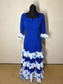 【美品 フラメンコ衣装】ブルー アトリエ貴美恵 ワンピース ドレス 水色 水玉 2025年最新】アトリエ貴美恵の人気アイテム - メルカリ