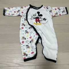 ミッキーマウスロンパース 60-70cm 前開きロンパース