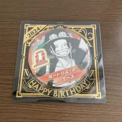 エース 2024 バースデー缶バッジ ONE PIECE