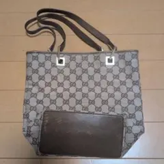 Gucci グッチ GGパターン トートバッグ　キャンバス