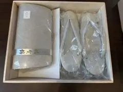 ⭐︎新品⭐︎ シルバー 和装用 バッグと草履のセット