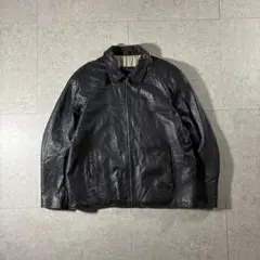レザージャケット　短丈　スウィングトップ　本革　ヴィンテージ 90's Polo by Ralph Lauren Leather Swingtop Jacket SIZE XL 90年代