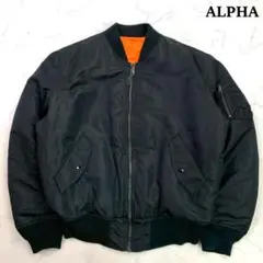 希少XL-TALLサイズ★ ALPHA MA-1 ブラック 藤原ヒロシ　D579