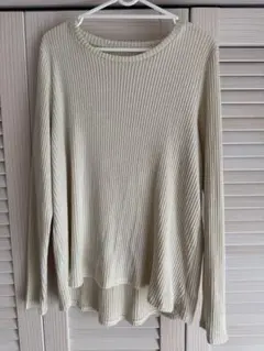 AMERICAN EAGLE ベージュニット長袖のサムネイル