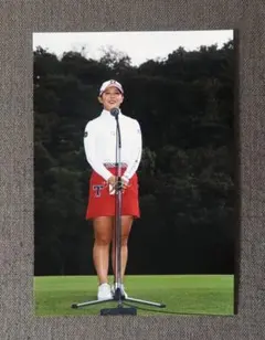LPGA ゴルフレディス 缶バッヂ 女子プロゴルフ 吉田優利プロ 直筆サイン入り LPGA ゴルフレディス 缶バッヂ 女子プロゴルフ 吉田優利プロ