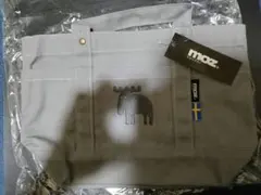 mozモズ帆布トートバッグ グレー ランチバッグ エコバッグ