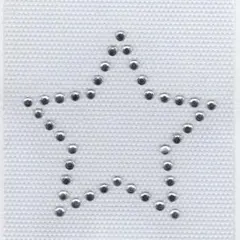 ホットフィックス シート ラインストーン 星 1