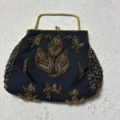 ビーズ刺繍 クラシックパーティーバッグ