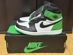 Air Jordan1 Celtics Black Lucky Green