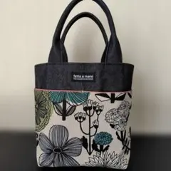 ハンドメイド　 北欧柄　トートバッグ