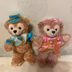 ダッフィー シェリーメイ　ぬいぐるみバッチ(2015イースター)