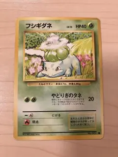 旧裏 ポケモンカード No.001 フシギダネ 第1弾拡張パック - メルカリ