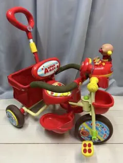 【福岡市引き取り限定】アンパンマン　三輪車　DX 美品 本日限定 美品⭐︎アンパンマンデラックス⭐︎三輪車 Amazon.co