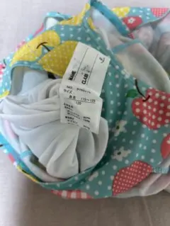 フリル付き果物柄ベビー水着 115-125