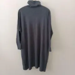 スピックアンドスパン　ニットワンピ　グレー