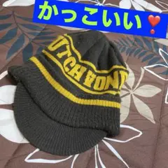 ギャレット❣️子供❣️つば付き❣️ニット帽❣️茶色❣️暖かい❣️