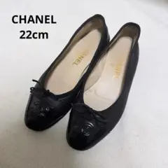 CHANEL 黒 シルクカメリア　フラット　箱リボン付 CHANEL 黒 フラットシューズ シルクカメリア 箱リボン付 - メルカリ