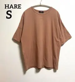 HARE ハレ ビッグシルエット 5分袖Tシャツ テラコッタ オレンジ Sのサムネイル