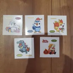 ポケモン クリスマス、ハロウィンシール 5枚セット