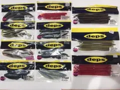 【バス釣り引退】デプス deps ワーム 11パック大量まとめ売りのサムネイル