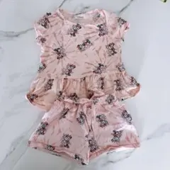 babyGAP ミニー セットアップ 半袖 90/80 ピンク ディズニー