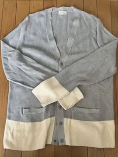 【美品】MONCLER バイカラーカーディガン MENS