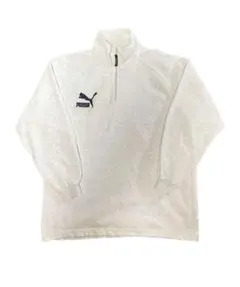 PUMA プーマ　ハーフジップ　トレーナー　スウェット　パーカー　グレー