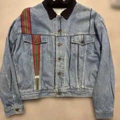 ハ*ー様 90s USA製 GIRBAUD デニムジャケット 切替ライン