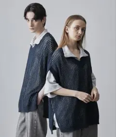 CLEL メッシュニットベスト