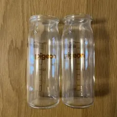 値下げ中　Pigeon ガラス哺乳瓶 100ml 2本セット