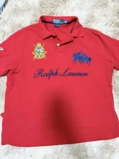 確実正規品 Ralph Lauren レッド ポロシャツ