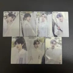 ENHYPEN BORDER 儚い ユニバ 特典 クリアトレカ 7枚セット