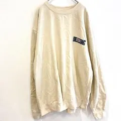 BILLABONG（ビラボン）フロントロゴ スウェット トレーナー XLベージュ