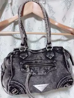 mily bilet デニム ショルダーバッグ　ブラックのサムネイル