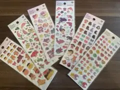 韓国　ぷくぷくシール　 6パック