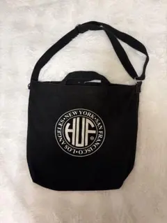 HUF 2WAY ショルダーバッグ ブラック