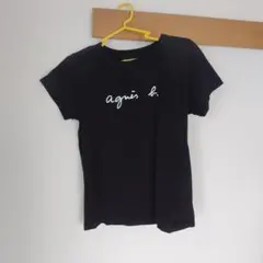 agnes b. ロゴ Tシャツ ブラック サイズ2のサムネイル
