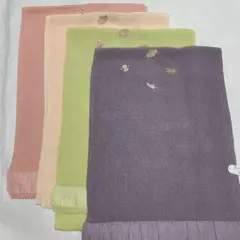 あさちゃん様　確認用　帯揚げ　帯上げ　宝尽くし　刺繍　4枚