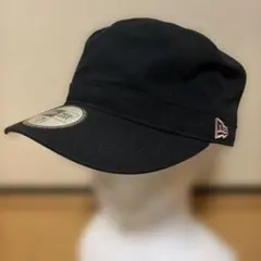 《NEWERA》ワークキャップ ブラック×ゴールドのサムネイル