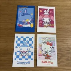 サンリオ　ダイナー　フォトカード　タキシードサム　マイメロディ　4枚セット