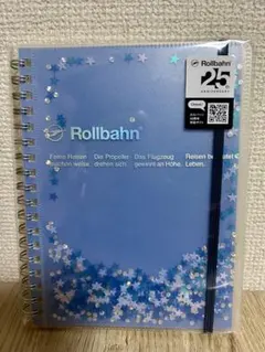【新品】ロルバーン　グリッター　ブルー　ポケット付きメモ　Lサイズのサムネイル