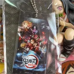 劇場版4dx  鬼滅の刃 無限列車編   無限列車切符風アクリルキーホルダー