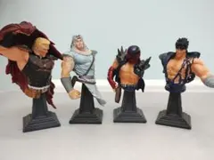 北斗の拳 究極胸像 フィギュアシリーズ 第1弾 北斗神拳 全４種セット