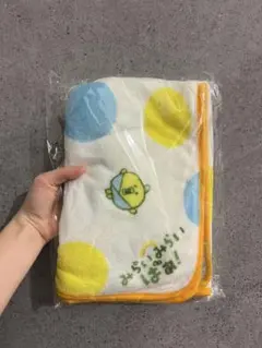 (未開封)カラフル水玉フリースブランケット
