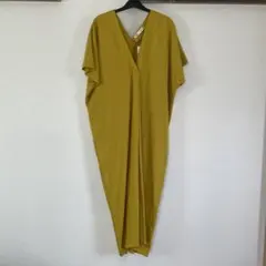 【新品】ZARA ザラ　ロングワンピース　からし色　サイズXS