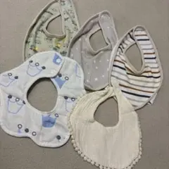 スタイ　よだれかけ　５枚セット　ベビー用品　男の子　女の子　出産準備